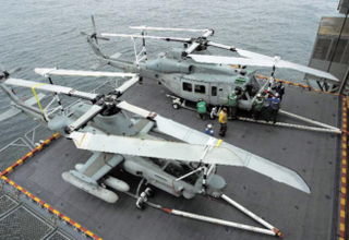 Illustration for article titled Watch These Marine UH-1Y Super Hueys Pulverize A Fake Town